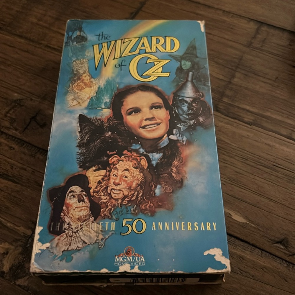 Wizard of Oz vhs 50th anniversary edition